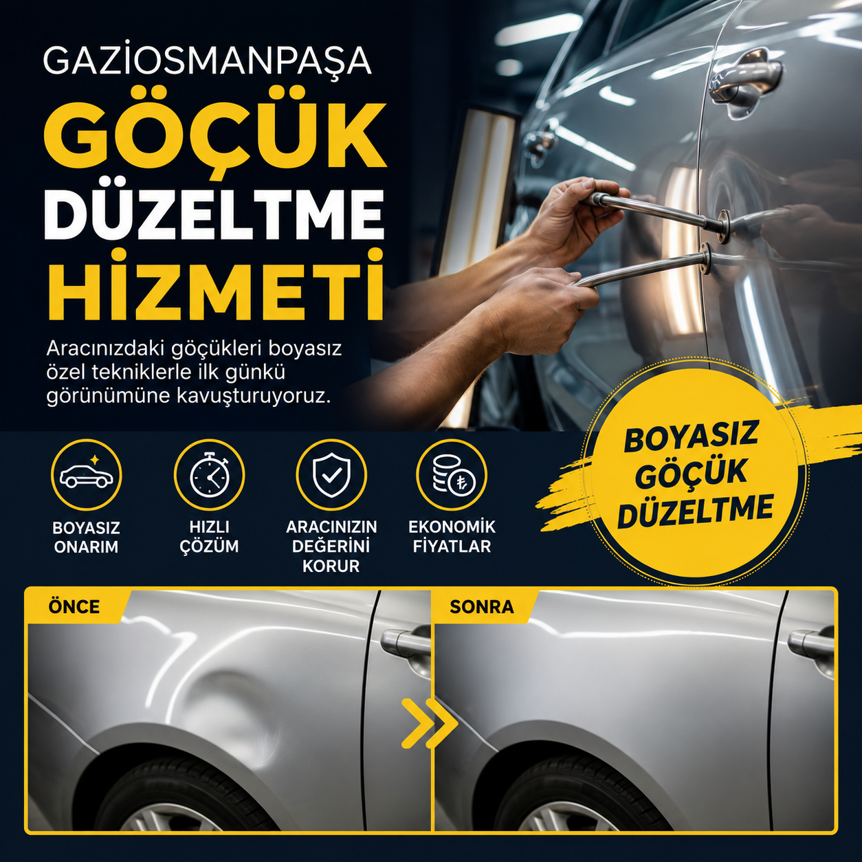 göçük düzeltme hizmeti